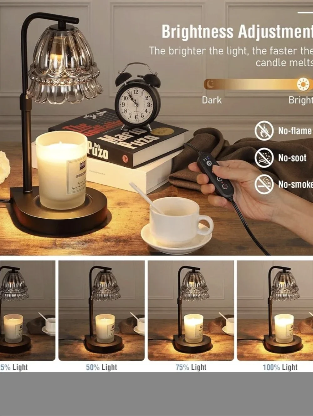 Scented Candle Warmer W/remote And 3 Bulbs. GREAT GIFT
